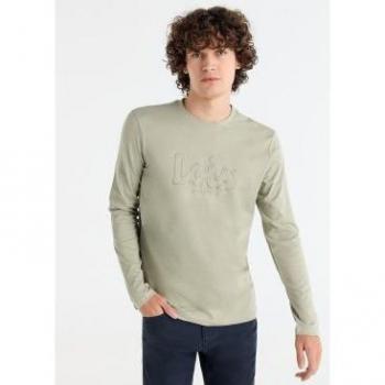 Long T-Shirt Verde con Detalle Puff – Lois Jeans Hombre