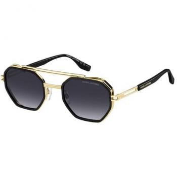 Marc Jacobs MARC 782/S RHL/9O – Men's Black Sunglasses with Gold Frame, 54 MM