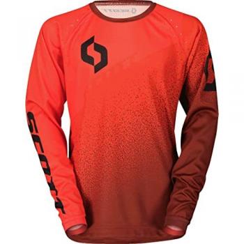 Scott 350 Dirt Evo 2023 Motocross Jersey Schwarz Rot L