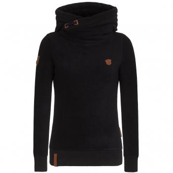 Naketano Damen Hooded Sweatshirt The Dark Knight III Schwarz, Medium