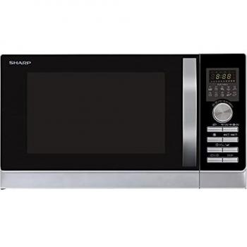 Sharp R843INW Microondas con Grill 3 en 1 25L 900W Plata