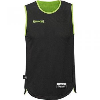 Spalding Jugend Doppelface T-Shirt & Shorts – Flash Grün/Schwarz – 164