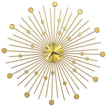 VidaXL Wanduhr Metall 70 cm Golden
