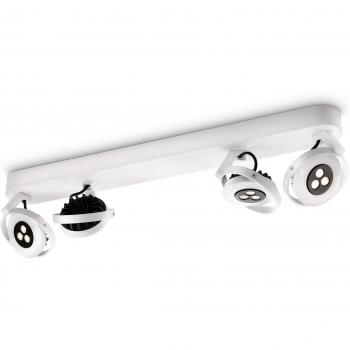 Philips Ledino Indoor LED-Spotbalken 4er, Weiß, 3500 Kelvin