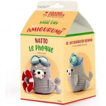 Kit amigurumi phoque