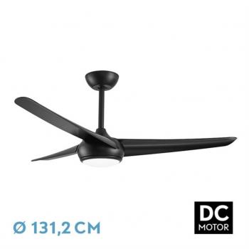 Ventilatore a soffitto Patras DC 24W con 3 pale