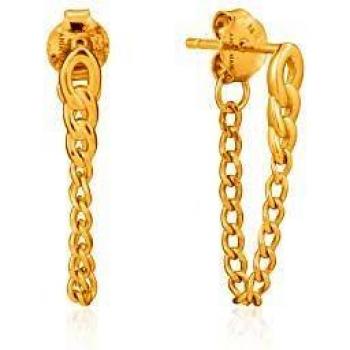 Pendientes Ania Haie E021-03G Plata de ley 2 cm