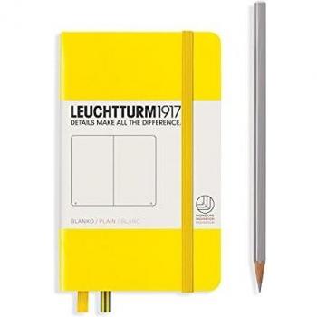 Leuchtturm1917 344797 Carnet Pocket (A6), 185 pages numérotées, citron