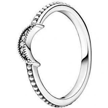 Anillo de Plata Pandora Luna Creciente con Circonitas