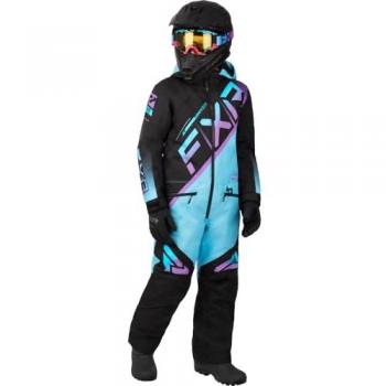 FXR Mono Juvenil CX Negro con Detalles Cielo-Lila