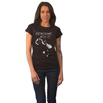 Fleetwood Mac Rumours Female Skinny T-Shirt in Black (M)