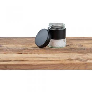 Boga Contenant 400 ml – Boîte en Verre avec Couvercle Noir