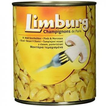 Limburg Champignon geschnitten, III. Wahl, 6er Pack