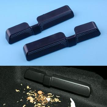 DWCX 2pcs Black Air Conditioning Vent Dust Cover for VW Tiguan Rear Seat