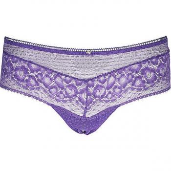 Aubade Brazilian Damenslip Illusion Fauve 1A70 Violett