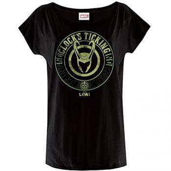 Loki Ticking Damen Oberteil schwarz