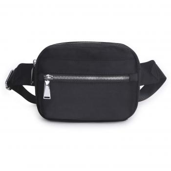 Wind Took Bauchtasche Handytasche für Outdoor Aktivitäten, Schwarz, 20 x 6 x 14CM