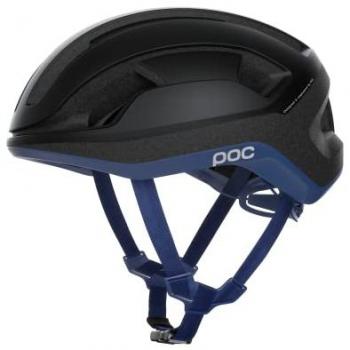 POC Omne Lite, Casco da Bicicletta Unisex Adulto, Uranium Black/Lead Blue Matt, M (54-59 cm)