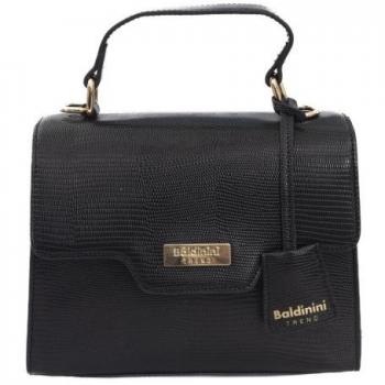 Elegante Schultertasche in Schwarz und Gold