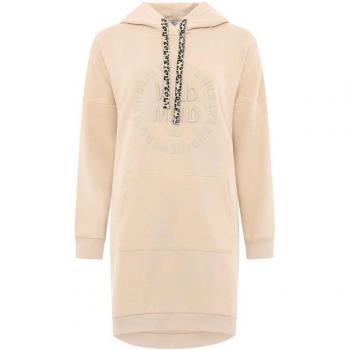 Zwillingsherz Sweatkleid Wild Vibes – Praktische Fronttaschen, Leo‑Kordel