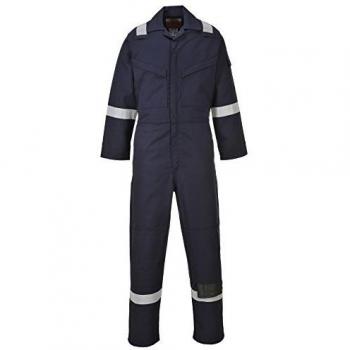 Tuta ignifuga antistatica BizFlame Aberdeen Blu Navy L 32
