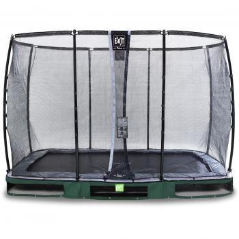 EXIT Grüne 214 × 366 cm Inground‑Trampolin, Premium Sicherheitsnetz