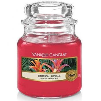 Yankee Candle Duftkerze im Glas (klein) | Tropenwald | Brenndauer bis zu 30 Stunden