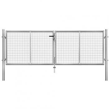 Galvanised Steel Garden Gate 306x125 cm