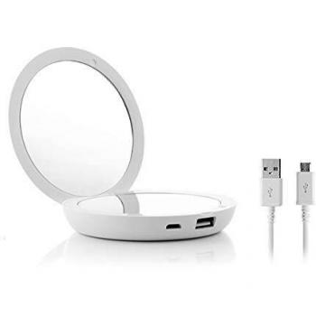 Mirbat Dual‑Function LED Mirror & Phone Battery Pack