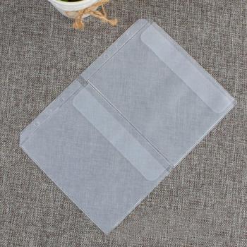 Transparent PVC A5 Card Holder Pack with Zipper Bags