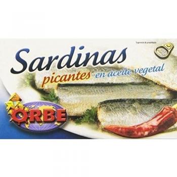 Orbe Sardinas Picantes Oliva 120 ml