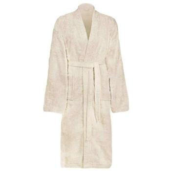 Vidaxl XXL Cream Comfort Robe – Cotton Fabric