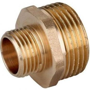 ¾‑½ Brass BSP Male Reducer Nipple