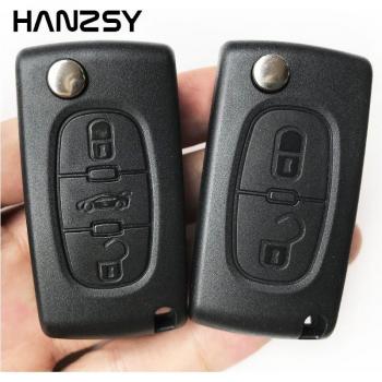 Car Key Fob Shell for Peugeot Citroen with HU83/VA2 Blade