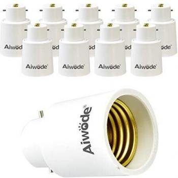 E27 Socket Adapter for CFL, LED, Halogen Bulbs