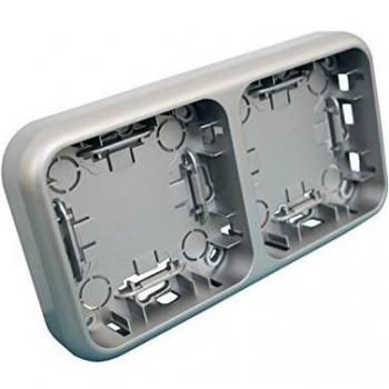 Marco Doble Electro 36.480 Plata/Gris