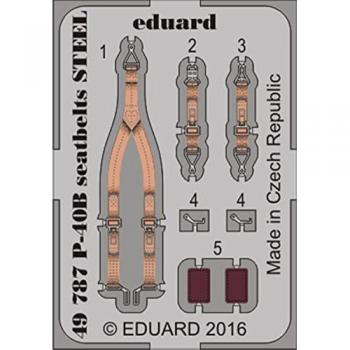 Cintura di Sicurezza Airfix P‑40B in Acciaio Eduard