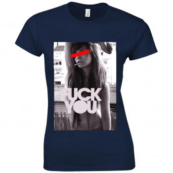 Censored Femme Fatale Navy Tee