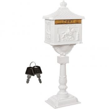 STILISTA Rostfreier Standbriefkasten im Vintage-Stil