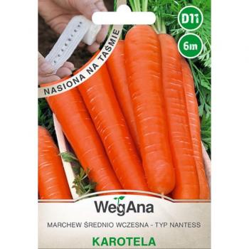 Rollos de semilla de zanahoria comestible Karotela, WegAna, 6 metros