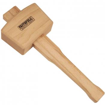 Faithfull Wooden Carpenters Mallet 130mm
