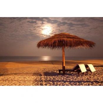 Papermoon Fototapete Sunser Beach – Bunt & Leicht