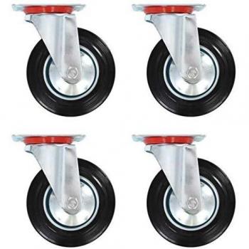 160 mm Swivel Casters 12 pcs