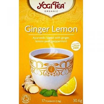 Organic Ginger Lemon Herbal Tea 17 Bags
