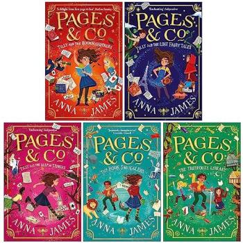 HARPERCOLLINS Anna James Pages & Co Collection 5 Books Set (Tilly and the Bookwanderers, Tilly and the Lost Fairy Tales, Tilly and the Map of Stories, The Book Smug