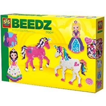 SES Creative Children's Glitter Iron-On Beads Mosa