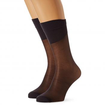 DIM KH Absolu Flex x 2 Medias, Mujer, Negro (Tamaño del fabricante: 35/41)