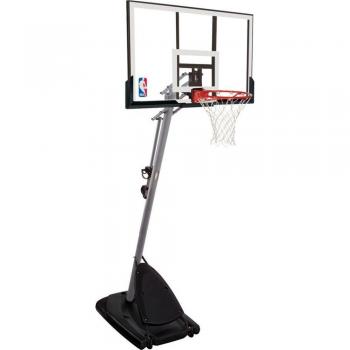 Spalding Portable Clear Backboard – NBA Gold Design