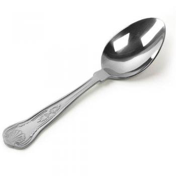 Kings Quality Stainless Steel Dessert Spoon Set, 12 Pieces