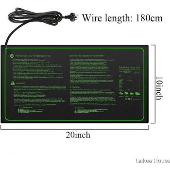 Seedling Heating Mat 10x20.75 Inch Waterproof for Indoor Gardening AU/EU/UK/US Plug
